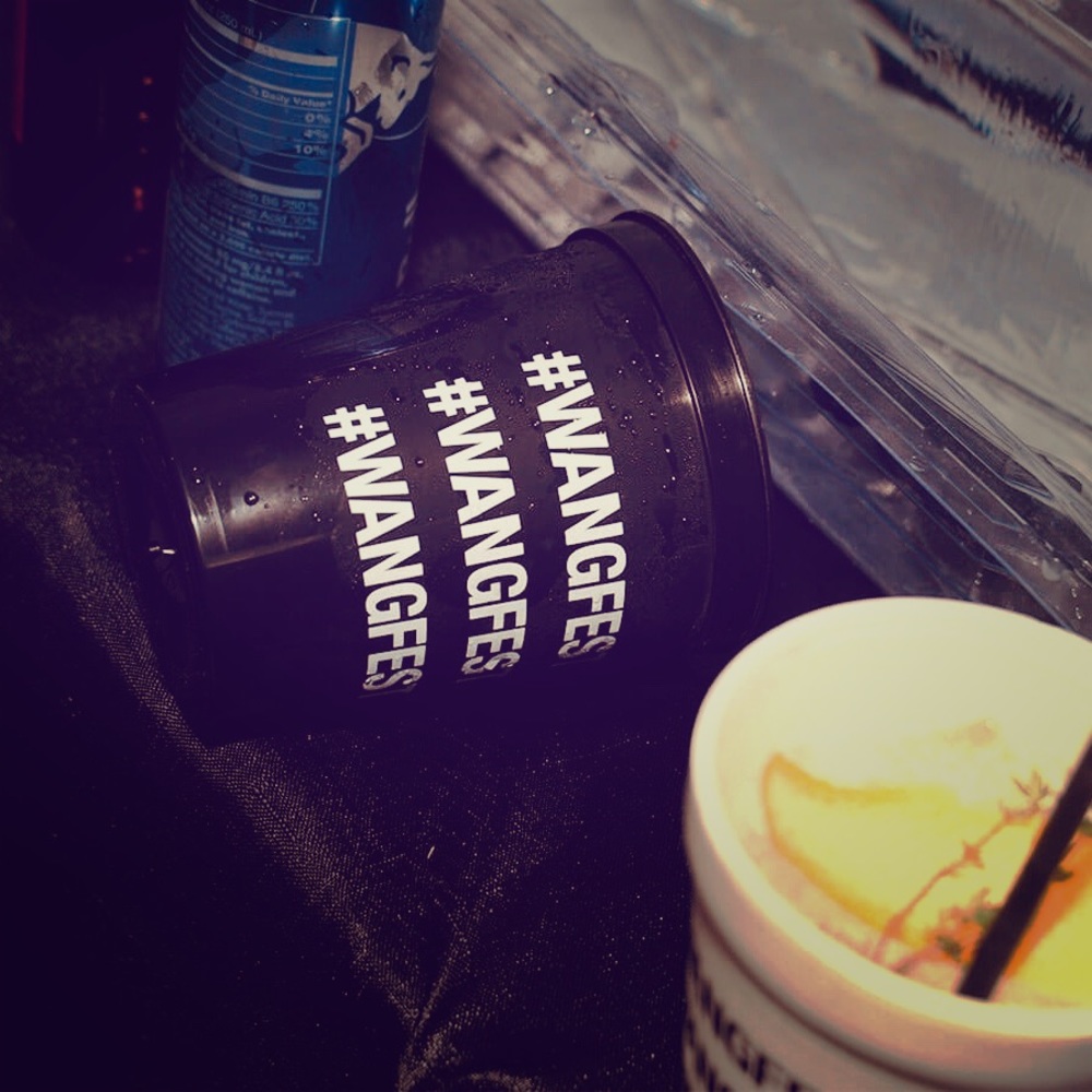 #wangfest plastic souvenier
